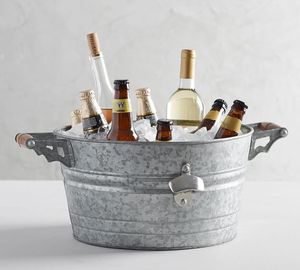 Cubo de vino hecho a mano de aluminio, forma de sombrero superior de lujo, para champán y otras botellas, para su fiesta y otras ocasiones - Product Image 4