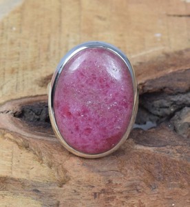 Unisex hecho a mano sólido 925 plata esterlina Rodonita bisel ovalado ajuste 13x18mm paz diseño clásico anillo de piedras preciosas aniversario - Product Image 3