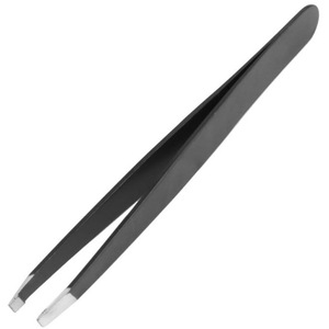Pinzas de cejas de acero inoxidable con logotipo personalizable de fibra puntiaguda de 75 grados de alta calidad profesional Base de instrumento quirúrgico - Product Image 1