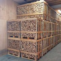 Bois de chauffage à faible émission de fumée, four à bois de chauffage bois de scie séché pour les cuisinières intérieures et extérieures et les feux de camp