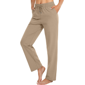 Venta al por mayor de tallas grandes de alta calidad transpirable mujeres pantalones de chándal último diseño de algodón pantalones de las mujeres en bajo MOQ - Product Image 3
