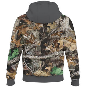 La mejor caza Camo Winter Hoodie Custom Streetwear Digital Impreso Camuflaje Fleece Transpirable Unisex - Product Image 6