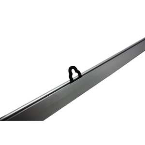 Rail de fixation en aluminium au design moderne pour affiches, 50 cm (paire), pour fixation murale - Product Image 3