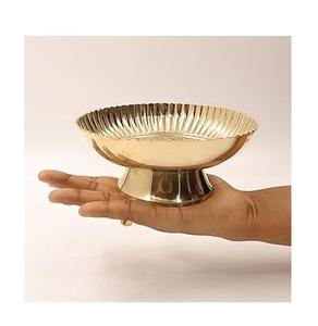 Bol en or artisanal, fait sur mesure, écologique, décoration de table à domicile, bol en laiton, vente la plus chaude pour hôtel, salade, dîner, bol à fruits - Product Image 1