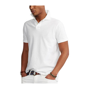 Venta al por mayor OEM Casual de punto de color sólido 100% algodón transpirable Slim Fit hombres para la camisa - Product Image 4