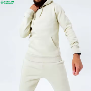 Custom <b>Embroidery</b> Unisex Streetwear Pullover Hoodie Heavyweight450 GSM Tracksuit Fleece Cotton Sweatpants <b>Set</b> Regular Fit - Product Image 3