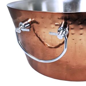 Design moderne seau à glace en métal vin bière bouteille refroidisseur seau de stockage pour la maison bar restaurant hôtel refroidisseur glace boisson bac - Product Image 2