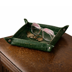 Bandeja de Cuero PU Plegable Portátil de Lujo con Logotipo de Marca Personalizado - Product Image 1