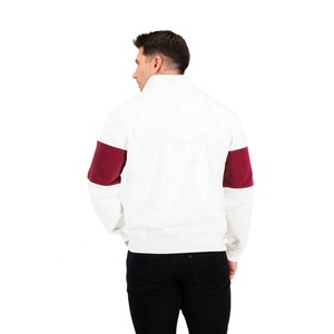 Pull à demi-zip en coton 100% personnalisé, poids lourd - Marron, de haute qualité, doux et confortable, pull unisexe en gros - Product Image 3