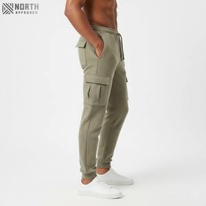 Custom Cotton French Terry Rhinestone Sun Dye Vintage <b>Sweat</b> Jogger Track <b>Pants</b> Acid Wash Double Waisted Flared Lightweight <b>Men</b> - Product Image 3