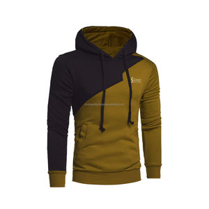 Sudadera atlética de talla grande para hombre, Sudadera con capucha ponderada de 500 Gsm, Sudadera con capucha de lana, sudadera en blanco - Product Image 5