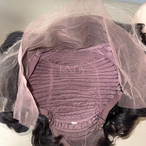 Peluca corta frontal de la mejor calidad Cabello humano real 100% Peluca de cabello vietnamita Color natural - Product Image 6