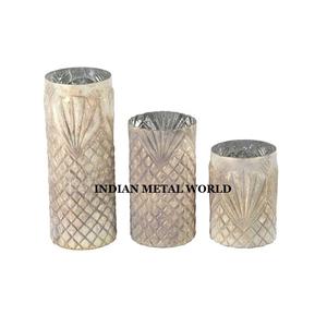 Galvanized Votive <b>Candle</b> <b>Holders</b> Set Of 3 Decorative <b>Tea</b> Light <b>Candle</b> <b>Holders</b> At Attractive Price - Product Image 1