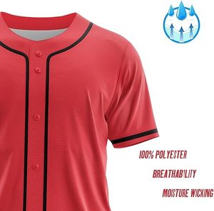Maillot de baseball personnalisé lourd 200g pour hommes femmes chemises de ventilateur personnalisées maillot de baseball surdimensionné respirant de haute qualité - Product Image 5