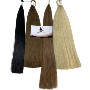 Extensions de cheveux naturels 100% humains Remy, cuticules alignées, en vrac, non traités en usine, vente en gros - Product Image 1