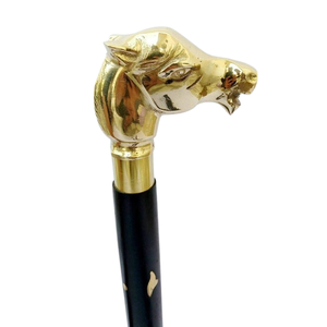 Bâton de marche en laiton à hauteur réglable en métal Design abstrait moderne Vente en gros Bâtons de marche pour la santé - Product Image 1