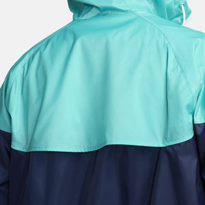 Veste coupe-vent d'extérieur pour hommes de marque personnalisée veste coupe-vent légère à capuche en tissu écologique imperméable pour l'hiver - Product Image 3