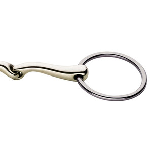 Broca de doble articulación Mullen, broca de filete de caballo de acero inoxidable, tachuela ecuestre, equipo de entrenamiento y equitación para caballos - Product Image 5