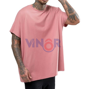 Ropa de calle, fabricante de camisetas de calidad superior, camisetas de gran tamaño de algodón liso en blanco al por mayor, camisetas de gran tamaño para hombres - Product Image 4