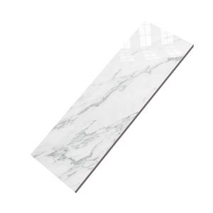 Carreaux de sol vitrifiés classiques en porcelaine naturelle personnalisables Finition de sculpture moderne Carreaux de grande dalle Aspect marbré Texture solide - Product Image 1