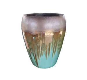 [Leo Nguyen Le] -Macetas esmaltadas al por mayor-Cerámica esmaltada grande-Maceta de cerámica para jardín al aire libre-Proveedor de macetas y macetas - Product Image 1