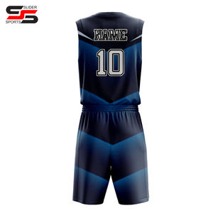 เครื่องแบบบาสเก็ตบอลระบายอากาศได้ดีเครื่องแบบบาสเก็ตบอลสไตล์ใหม่ล่าสุด - Product Image 2