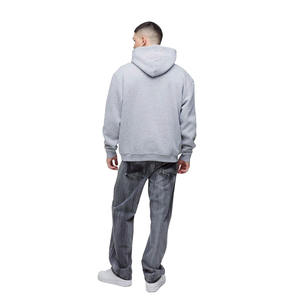 Loose Fit Pullover Casual Moda Sudaderas con capucha de manga larga con bolsillo - Product Image 2