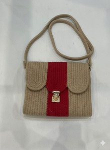 Handcrafted Jute Women's <b>Shoulder</b> <b>Bag</b> from India – Natural Fiber, Zipper Closure, Customizable for Sustainable Fashion & Retail - Product Image 3