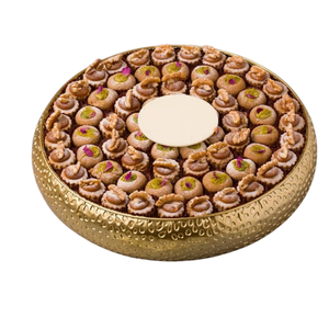 Bol en métal argenté fait à la main de qualité supérieure Porte-dessert Bol à chocolat élégant Parfait pour les célébrations et les occasions spéciales - Product Image 2