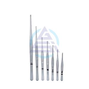 Pince à épiler de sablage 304 pince longue anti-iode en acier inoxydable de haute qualité 12.5-30cm outils médicaux de coude à tête droite - Product Image 1