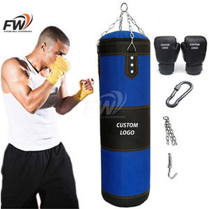 Saco de Boxeo de Cuero con Cadena de Alta Calidad, Saco de Boxeo Profesional para Entrenamiento de Boxeo y Kickboxing - Product Image 5