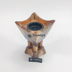 Quemador de Incienso de Resina y Madera Artesanal, Hermoso Difusor de Fragancias para Hogares y Boutiques Tradebyd - Product Image 2