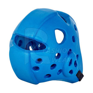 เครื่องป้องกันศีรษะทำจากหนังสำหรับฝึกมวยและ MMA สำหรับป้องกันใบหน้าอย่างหนามีโลโก้ตามสั่ง - Product Image 3