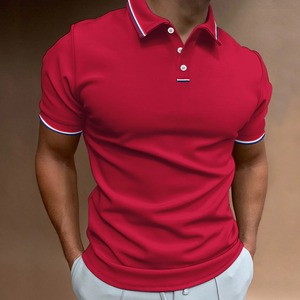Personalizado bordado costura logo Stretch Piqué algodón orgánico elegante botón oculto tapeta Poloshirts Polo Golf camisetas - Product Image 3