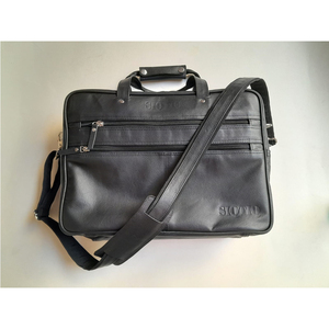 100% Cowhide Natural Grain Leather <b>Laptop</b> <b>Bag</b> for Men - Product Image 5