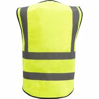Gilet réfléchissant respirant d'hiver personnalisé de haute qualité avec logo, pour hommes, vente en gros d'usine, multi-poches, sécurité, haute visibilité