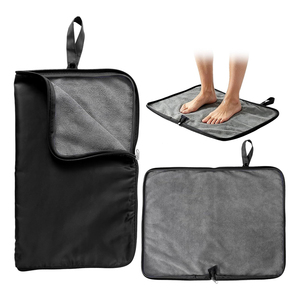 Sac étanche 2-en-1 pour articles de bébé, serviette pour maillot de bain, vêtements de yoga et de sport usagés, imperméable, portable, noir, anti-fuite, pour natation, sport et couches - Product Image 1