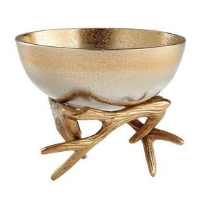 Bol à salade fini gris argent de haute qualité à la mode avec marteau pour dessus de table décor à la maison hôtel salon utiliser bol de service - Product Image 2