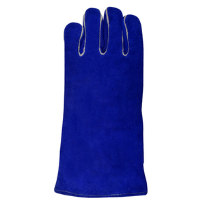 ถุงมือเชื่อมหนังแบบฝ่ามือเดียวหนังวัวหนังแกะแบบหดได้ถุงมือทำงานปรับแต่งความร้อนได้ - Product Image 4