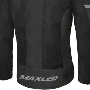 CE-Certified <b>Summer</b> Black Motorcycle <b>Jacket</b> with Breathable Mesh Panels and Impact Protection for <b>Men</b> and Women Riders - Product Image 6