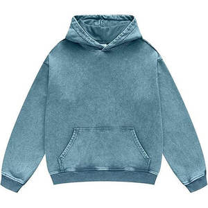 Sudadera con capucha lavada con ácido Vintage personalizada, suéter antiguo de gran tamaño lavado con piedra, Sudadera con capucha de gran tamaño Unisex Sun Faded Boxy Fit para hombres - Product Image 1