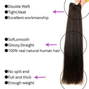 Paquete de cabello humano virgen brasileño de visón Onda natural sin procesar Muestra gratis del proveedor - Product Image 6