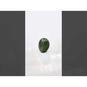 Pierre naturelle œil de tigre œil de chat de haute qualité 13,36 carats, taille personnalisée, coupe ovale polie, couleur vert-brun, certifiée IGI - Product Image 3
