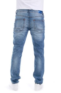 Jean skinny stretch décontracté vintage de haute qualité pour hommes Original délavé avec broderie prix de marché relativement bas - Product Image 3