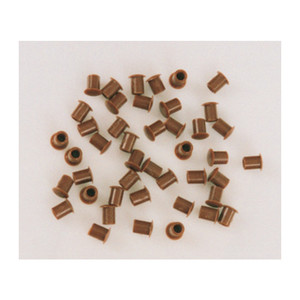 Copriforo in Plastica Mm. 5 Bianco (pz.50) - Product Image 1