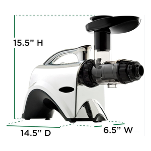 Machine à jus pressé à froid – Extracteur de jus de fruits et légumes à mastication lente en deux étapes, 150W - Product Image 4