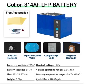 314 Ah LiFePo4 3.2 v 314Ah家用ESS汽车电池太阳能存储 - Product Image 2