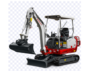 รถขุดขนาดเล็ก Takeuchi TB320 รุ่นคอมแพค พร้อมมอเตอร์และปั๊ม น้ำหนัก 566 กก. ผลิตในญี่ปุ่น เหมาะสำหรับงานเกษตรและก่อสร้าง - Product Image 1
