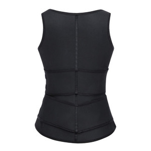 เสื้อกล้ามกีฬา Neoprene เสื้อรัดตัวแรงดันสูงผู้หญิงสร้างร่างกายเอวคู่ควบคุมหน้าท้องสร้างเสื้อผ้า - Product Image 6
