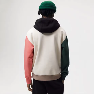 Ventes en gros de sweats à capuche personnalisés coupés et cousus de haute qualité, patchwork multicolores pour hommes - Product Image 3